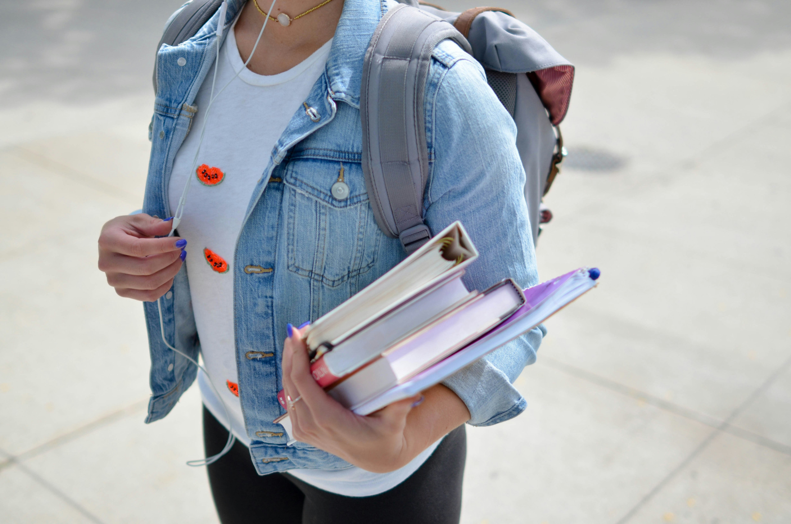 Student Carrying books